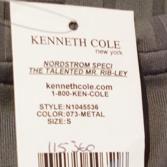 Kenneth Cole Nordstrom Ribbed Stretch Top NEW- Sz. Sm - Picture 2 of 7